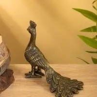 Сувенир &laquo;Павлин&raquo;, 18&times;8.5&times;14 см, алюминий