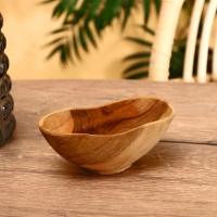 Тарелка 17х8х7 см, тиковое дерево