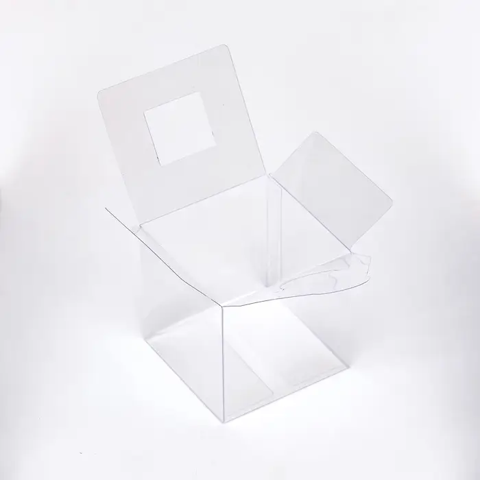 Складная коробка из PVC 7 х 7 х 7 см  набор 5 шт.