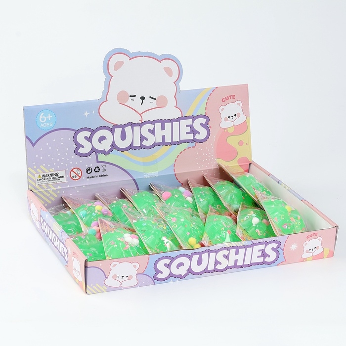 Сквиш антистресс - игрушка &laquo;Кошачья лапка&raquo;, светится в темноте