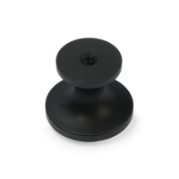 Ручка-кнопка CAPPIO RK148, d=30 мм, цвет черный, 8 шт. Ручка-кнопка CAPPIO RK148, d=30 мм, цвет черный, 8 шт.