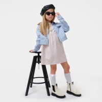 Платье детское с длинным рукавом KAFTAN "Amore", размер 36 (134-140) Платье детское с длинным рукавом KAFTAN "Amore", размер 36 (134-140)