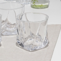 Набор низких стаканов, стеклянный, d=9 см, h=9 см, 310 мл, 6 шт