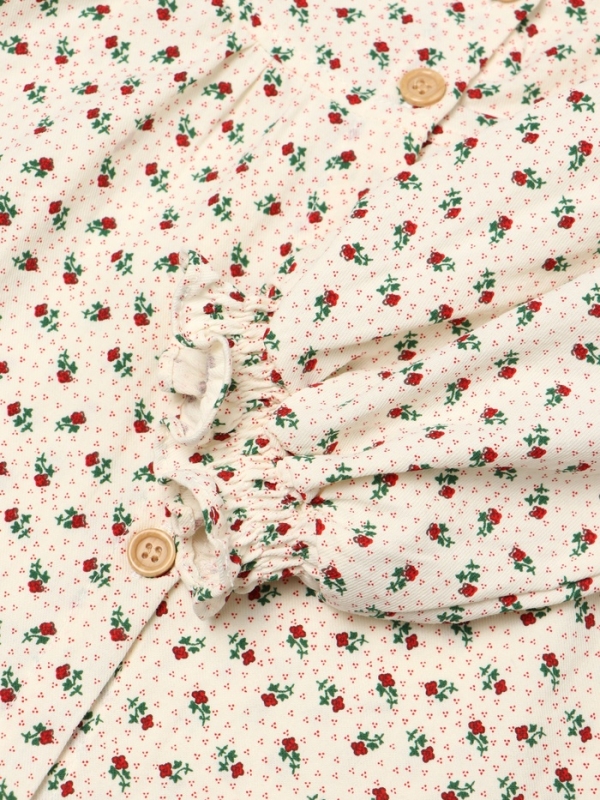 Рубашка для девочки Крошка Я, р. 86-92 см, бежевый