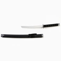 Сувенирное оружие &laquo;Катана&raquo;, без подставки, чёрные ножны под змеиную кожу, матовый  70 см