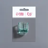 Стаканчик стеклянный для смешивания краски, 3&times;3 см, прозрачный