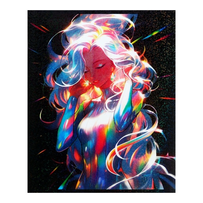 Тетрадь 48 листов в клетку Calligrata TOP "Жемчужина", обложка мелованный картон, голография, блок офсет, белизна 95%, МИКС