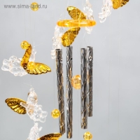 Музыка ветра пластик "Ангел" 4 трубочки + 11 фигурок Музыка ветра пластик "Ангел" 4 трубочки + 11 фигурок