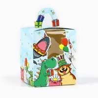 Коробка сборная &laquo;Тебе подарочек&raquo; 9 х 11 х 9 см