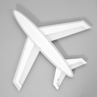 Люстра с ПДУ "Самолет" LED 110Вт 3000-6000К диммер белый 63х58х5,5 см BayerLux Люстра с ПДУ "Самолет" LED 110Вт 3000-6000К диммер белый 63х58х5,5 см BayerLux