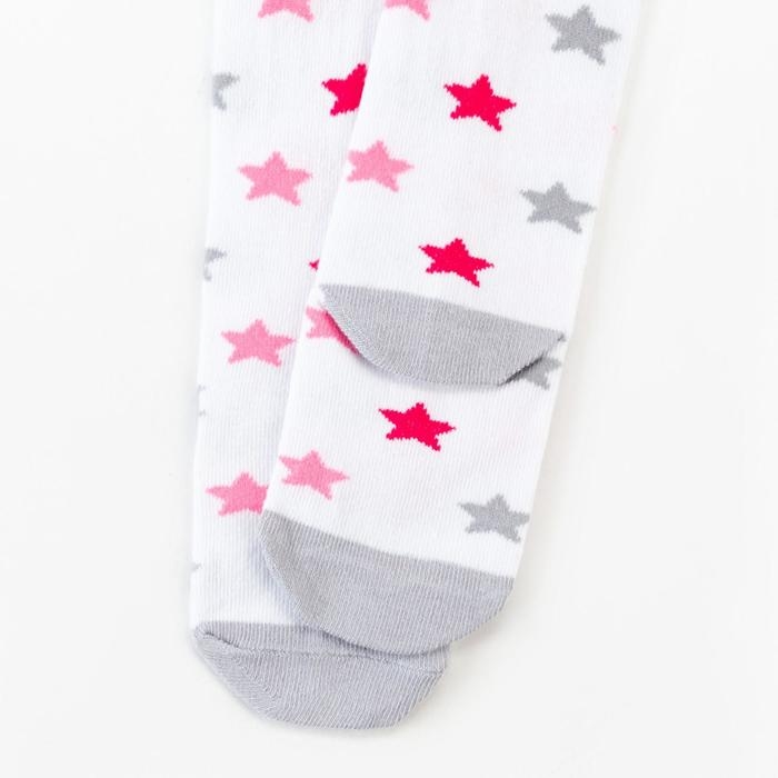 Колготки детские KAFTAN «Звёзды» 116-122 см, цвет белый Колготки детские KAFTAN «Звёзды» 116-122 см, цвет белый