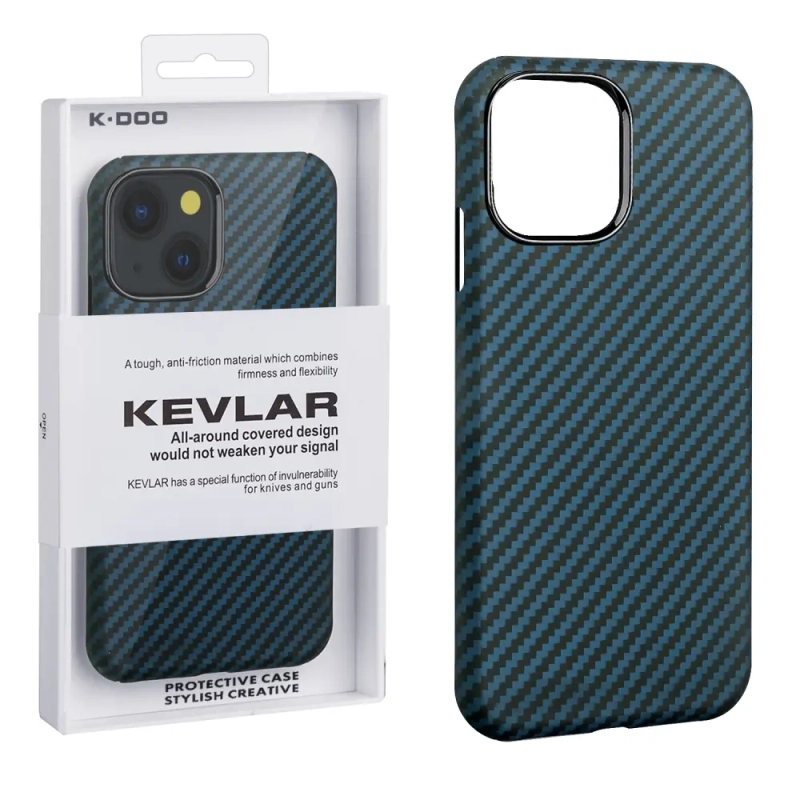 Чехол iPhone 13 Mini Kevlar  Blue