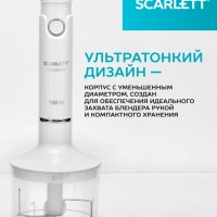 Погружной мощный блендер с насадками 700 Вт, SC-HB42F91