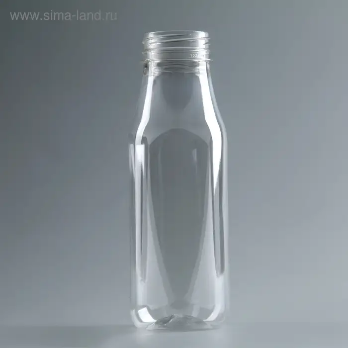 Бутылка пластиковая одноразовая молочная &laquo;Универсал&raquo;, 300 мл, с широким горлышком 0,38 см, цвет прозрачный