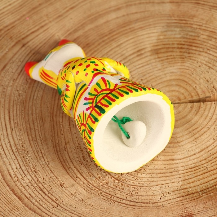 Филимоновская игрушка колокольчик &laquo;Кот&raquo;, 10-12 см