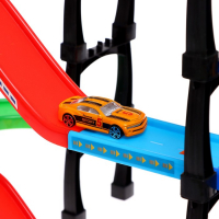 Гараж &laquo;Мегапаркинг&raquo;, 3 металлические машины, аксессуары