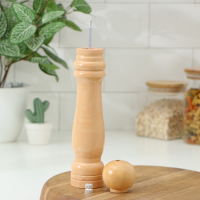 Мельница для специй Доляна &laquo;Дуновение леса&raquo;, 25&times;4,8 см, керамический механизм, цвет светлое дерево