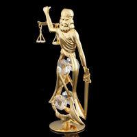 Сувенир &laquo;Фемида&raquo;, с кристаллами , 10,5 см