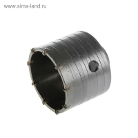 Коронка буровая ТУНДРА, высота 60 мм, М22 х 73 мм Коронка буровая ТУНДРА, высота 60 мм, М22 х 73 мм