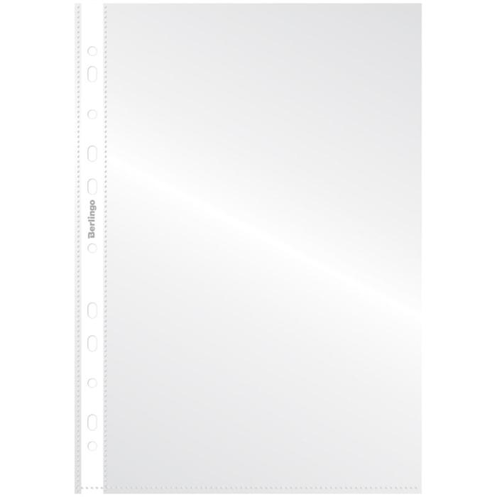Файл-вкладыш А4, 40 мкм, Berlingo, матовый, вертикальный, 100 штук