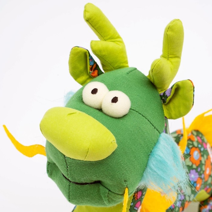 Мягкая игрушка &laquo;Дракон&raquo;, цвет зелёный