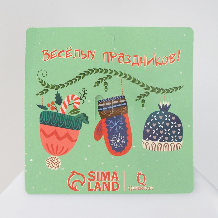 Брошь новогодняя &laquo;Снежинка&raquo;, цвет радужно-синий в серебре