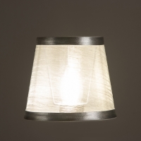 Абажур E14 бежевый 14х14х12,5 см