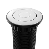 Розетка выдвижная, Luazon, 16 А, трёхместная, в стол, 2xUSB, 2.1 A, цвет серебро Розетка выдвижная, Luazon, 16 А, трёхместная, в стол, 2xUSB, 2.1 A, цвет серебро