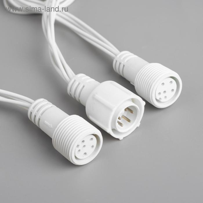 Гирлянда «Водопад» 2 × 6 м, IP44, УМС, прозрачная нить, 1500 LED, свечение белое, 8 режимов, 220 В Гирлянда «Водопад» 2 × 6 м, IP44, УМС, прозрачная нить, 1500 LED, свечение белое, 8 режимов, 220 В