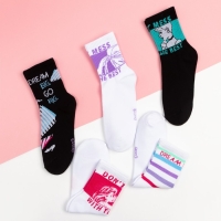 Набор носков &laquo;Принцессы&raquo;, Disney, 5 пар, 23-25 см