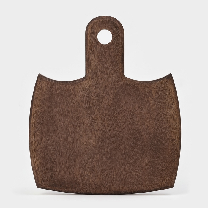 Доска разделочная для подачи Wild Kitchen, 23×20×2.5 см, граб темный Доска разделочная для подачи Wild Kitchen, 23×20×2.5 см, граб темный