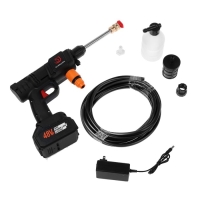 Минимойка автомобильная, беспроводная, 18 В, 5000 mAh, 30 бар, шланг 5 м Минимойка автомобильная, беспроводная, 18 В, 5000 mAh, 30 бар, шланг 5 м