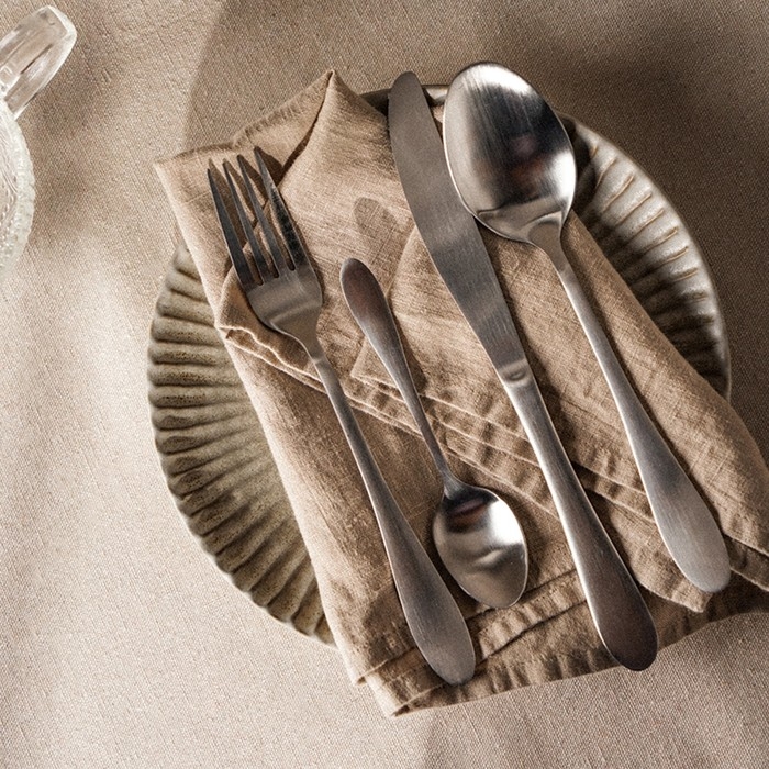 Набор столовых приборов из нержавеющей стали &laquo;Классик&raquo;, 24 предмета, в коробке, цвет серебряный