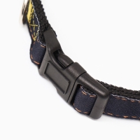 Ошейник "Джинс", чёрный подклад, ширина 2 см Ошейник "Джинс", чёрный подклад, ширина 2 см