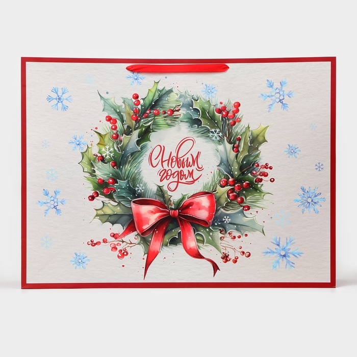 Пакет ламинированный &laquo;Венок&raquo;, XXL 46&times;61&times;20 см