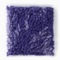 Набор текстильных деталей для декора. Помпоны для творчества &laquo;Фиолетовые&raquo;, 55 гр