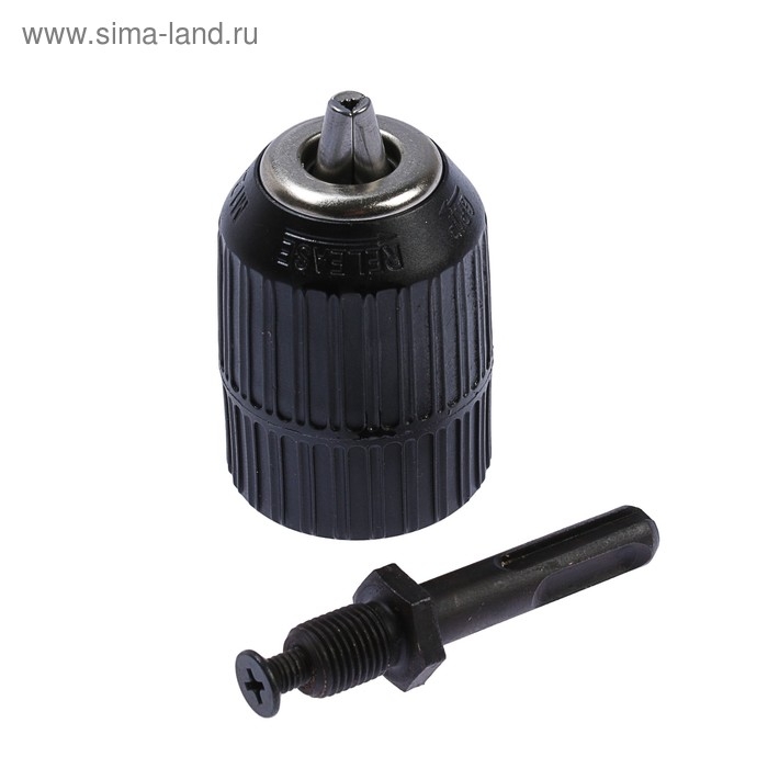 Патрон для дрели Патрон для дрели "Сибртех" 168147, БЗП 2-13 мм, М12х1.25, адаптер SDS PLUS