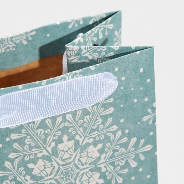 Пакет под бутылку &laquo;Любви и счастья&raquo;, 13 х 35 х 10 см, Новый год