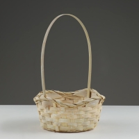 Набор корзин, 19х7,5х9,5/31 см, 22х9х11/34 см, 24х9х11,5/35 см, 3 шт, жёлтые, бамбук