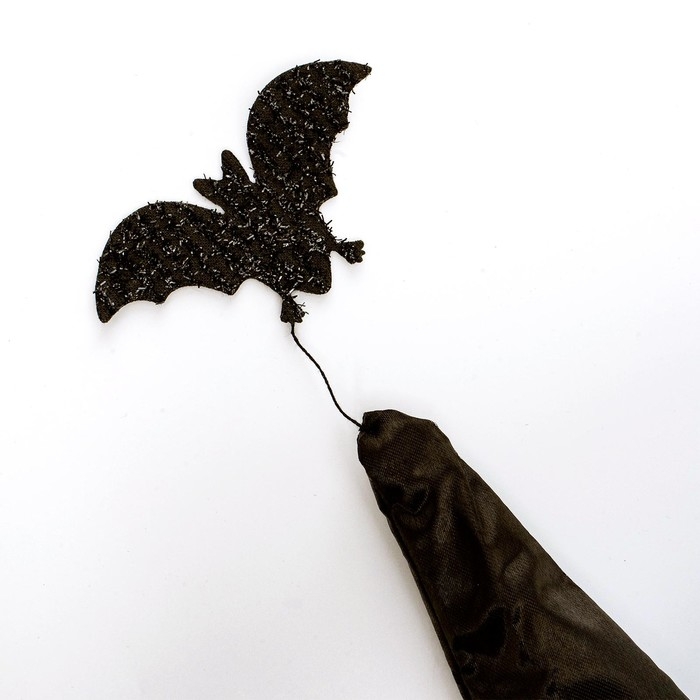 Карнавальная шляпа &laquo;Чёрная&raquo;, драпированная, с летучей мышью, р. 56 &ndash; 58