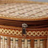 Корзина для хранения Доляна Nature, 16&times;16&times;13, бамбук