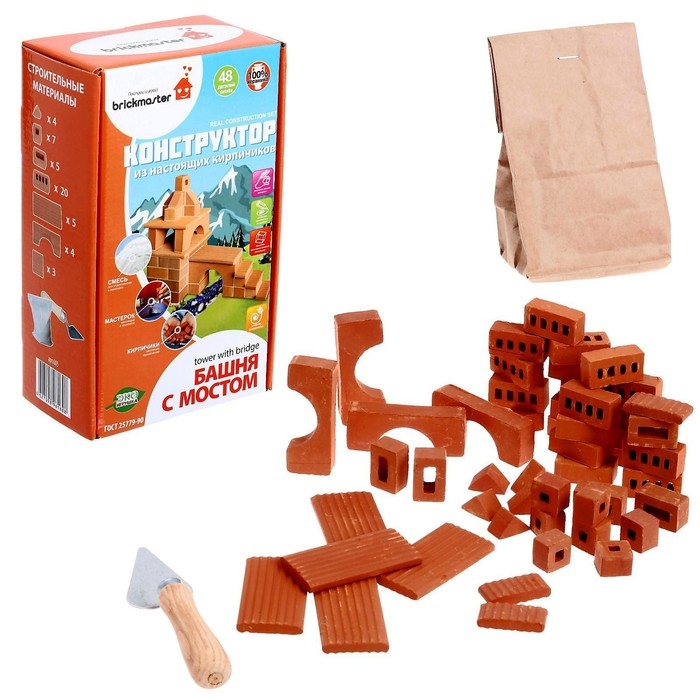 Конструктор керамический &laquo;Башня с мостом&raquo;