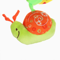 Растяжка - спираль с игрушками дуга на коляску / кроватку для малышей 0+ &laquo;Жирафик&raquo;, Крошка Я