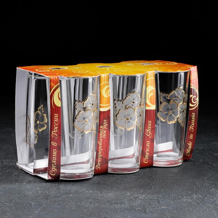 Набор высоких стаканов &laquo;Нежность&raquo;, 230 мл, 6 шт