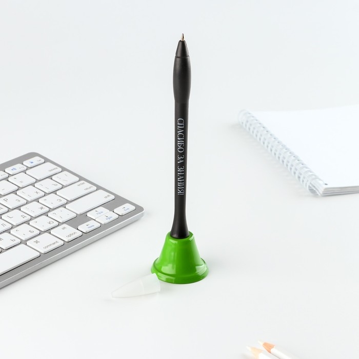 Подарочный набор &laquo;УЧИТЕЛЬ звучит гордо&raquo;: ежедневник и ручка-колокольчик (шариковая, синяя паста, 1 мм)