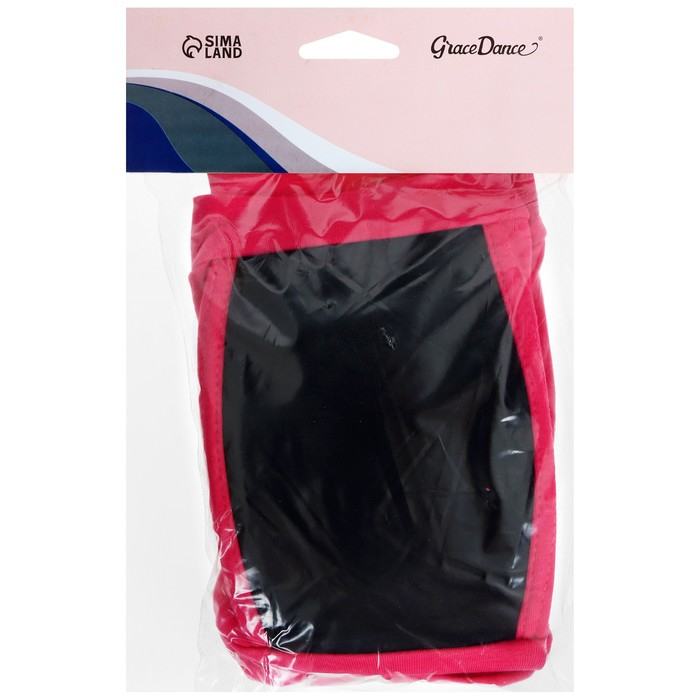 Наколенники для гимнастики и танцев Grace Dance, с уплотнителем, р. S, 7-10 лет, цвет фуксия/чёрный Наколенники для гимнастики и танцев Grace Dance, с уплотнителем, р. S, 7-10 лет, цвет фуксия/чёрный