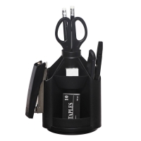 Набор настольный Dolce Desk mini, 13 предметов, вращающийся, чёрный