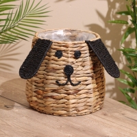Корзина плетёная "Собачка" 29х29х24 см Корзина плетёная "Собачка" 29х29х24 см