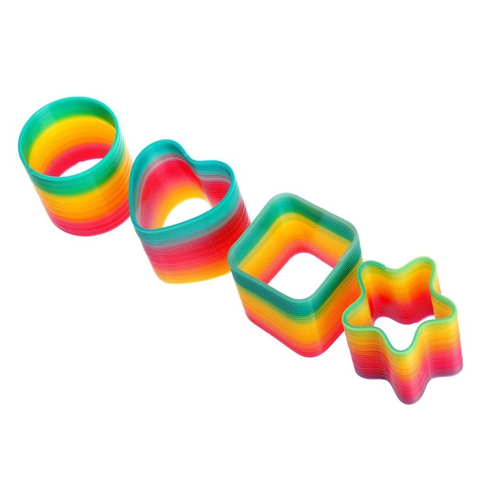 Пружинка - радуга &laquo;Котик&raquo;, виды МИКС, в шоубоксе