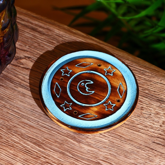 Подставка под благовония "Небесное счастье" 10х10х1 см МИКС